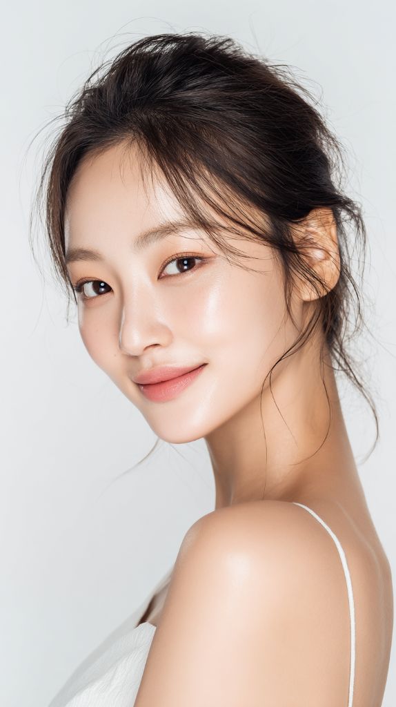 서울 클래식 무드의 글로시 웨이브 스타일